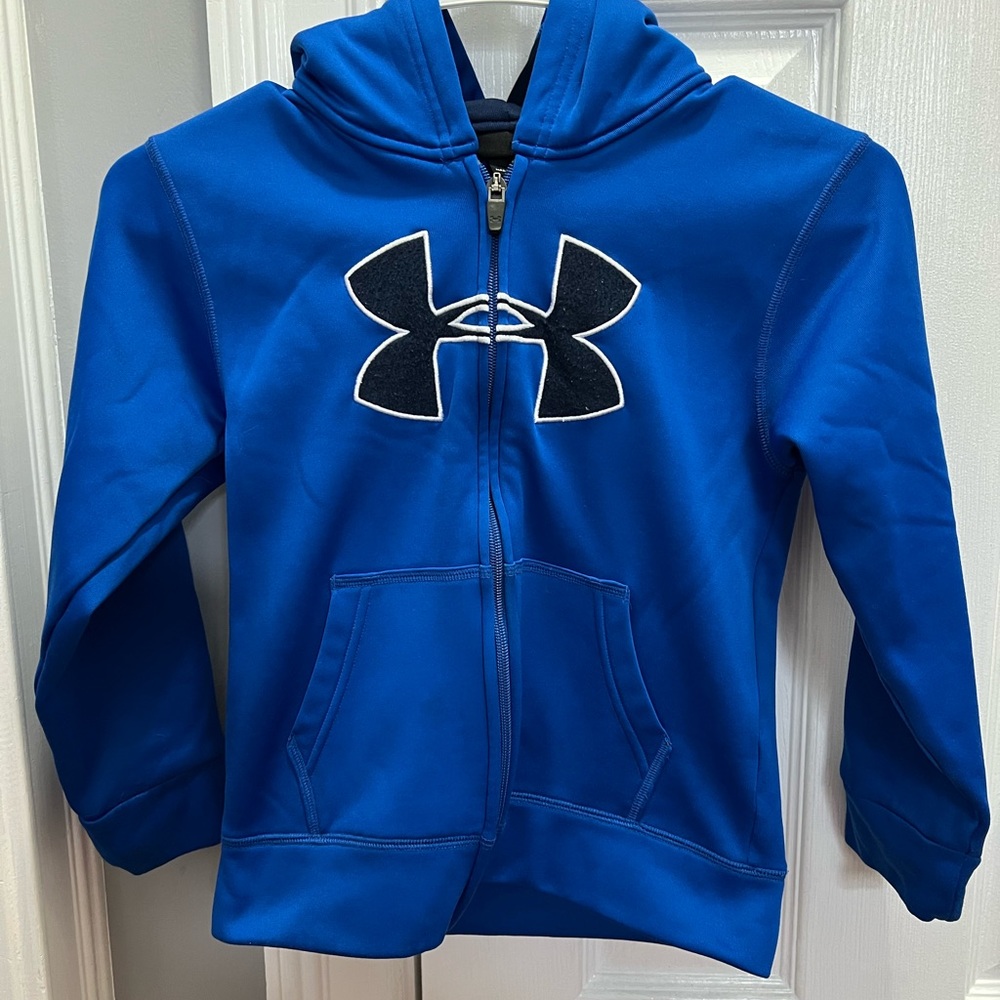 Under Armour Kids Full Zip Sweatshirt, Size 7